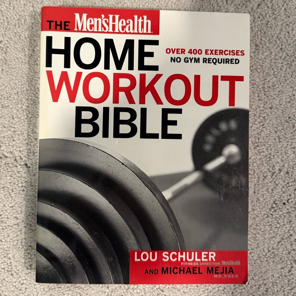 Men's Health Home Workout Bible Book